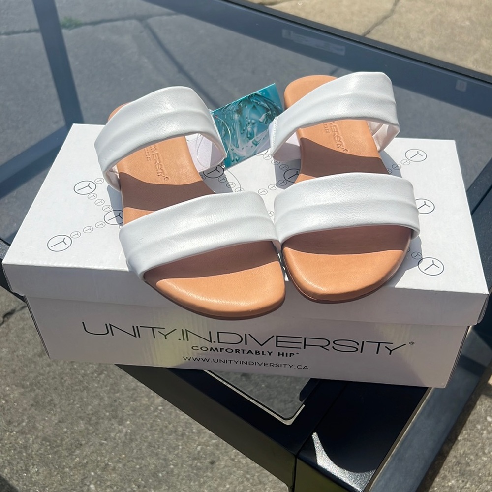 Unity In diversity Aguanis Sandles white
